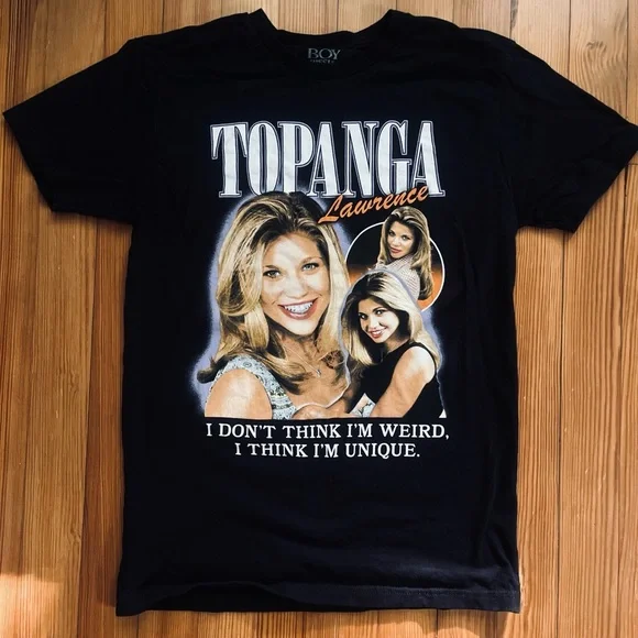 Topanga Lawrence Black Graphic Tee - Picture 2 of 3
